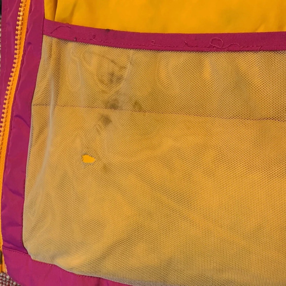 Lands end girls winter parka coat magenta pink down filled size XL 16 warm - Picture 9 of 14